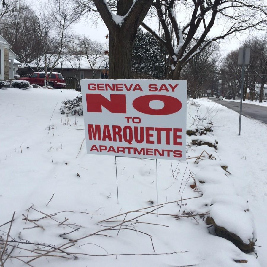 Geneva say no to Marquette Apartments?