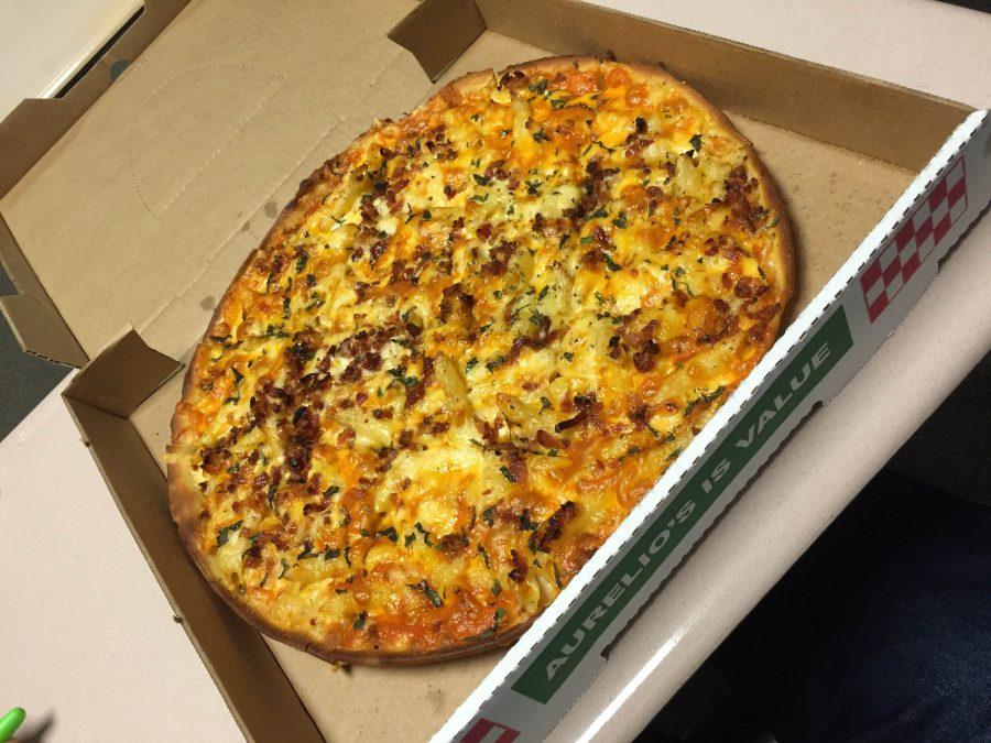 The Pack the Mac pizza.